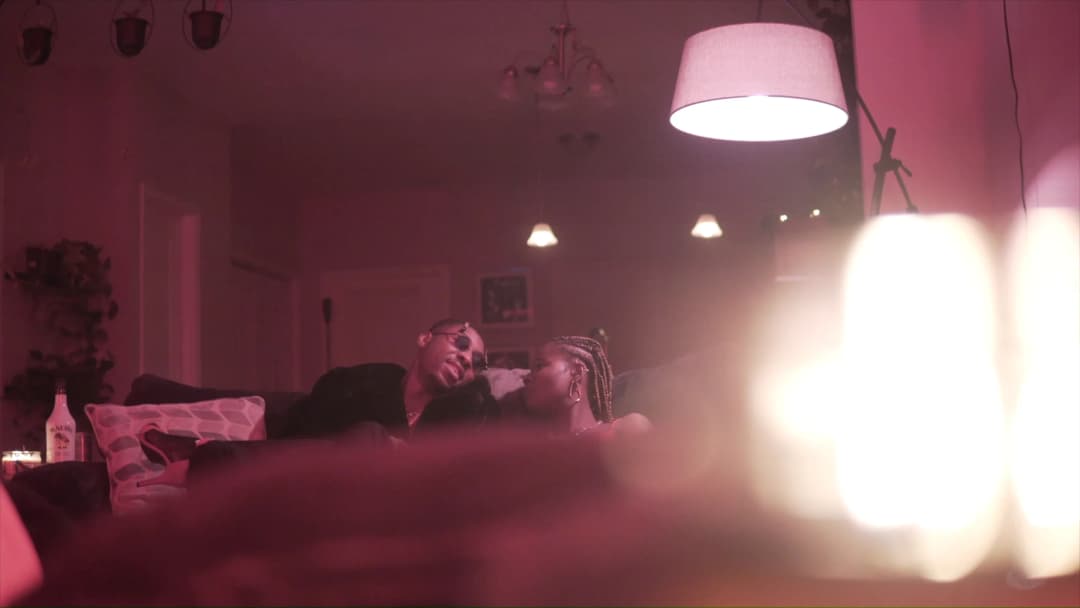 Pain music video still — datamoshed frame 009