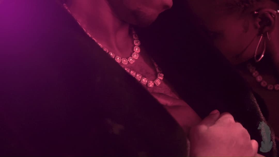 Pain music video still — datamoshed frame 021