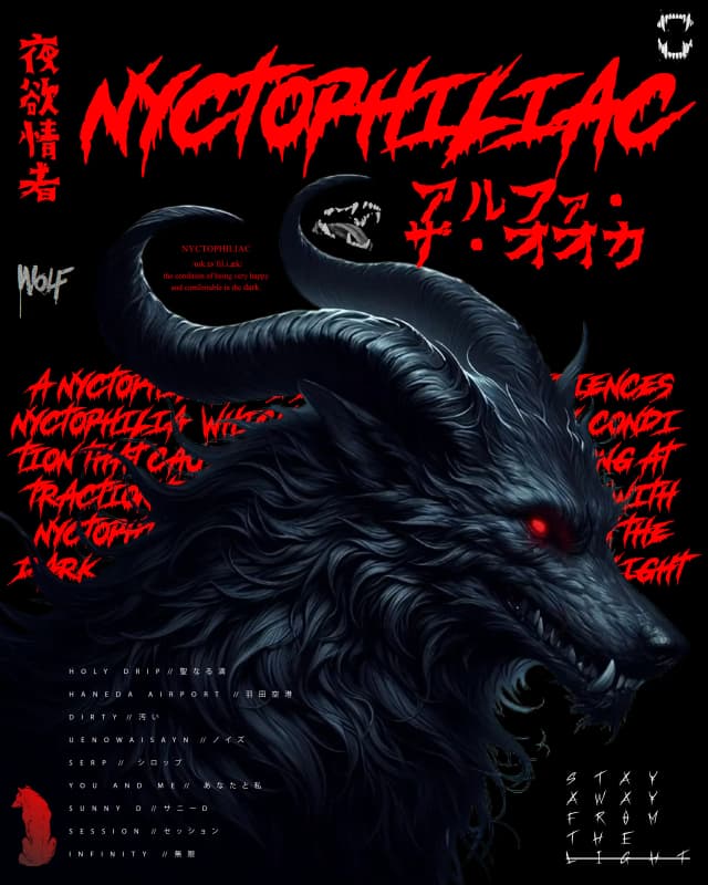 Nyctophiliac Poster